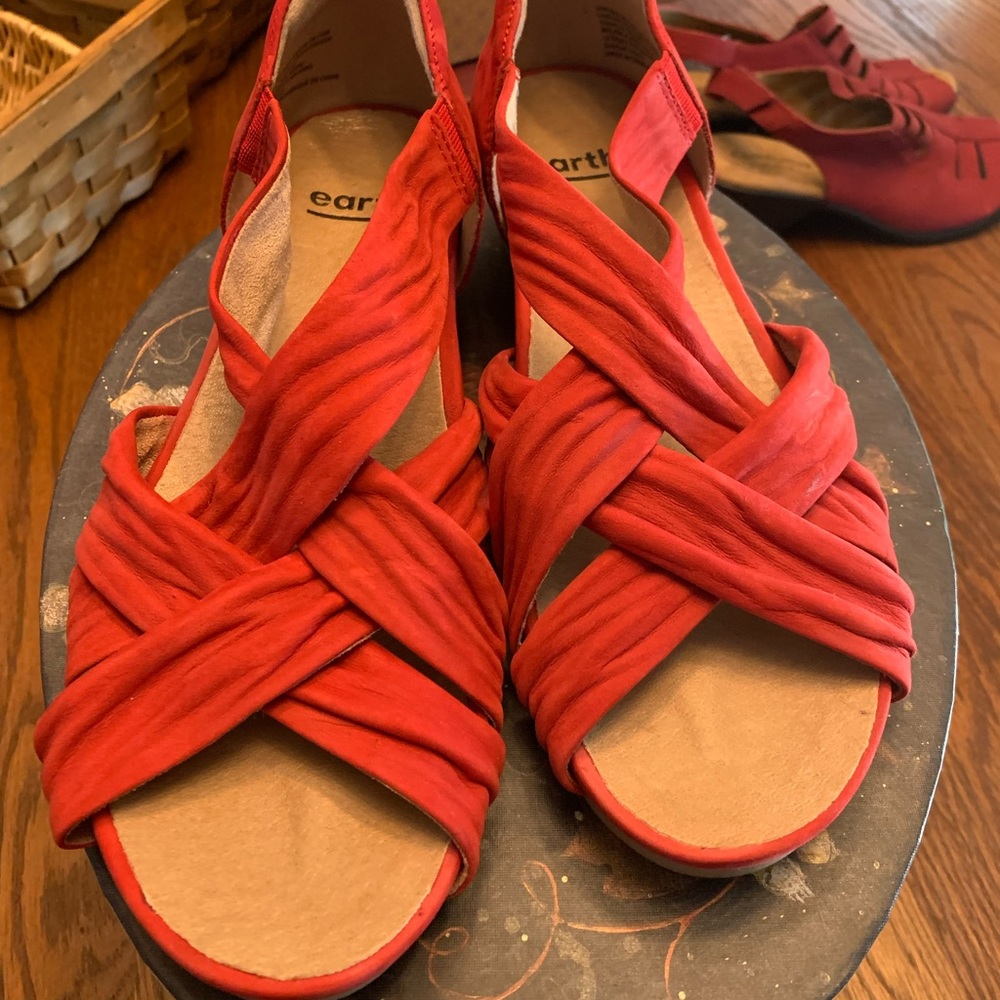 Earth suede sandals size 9